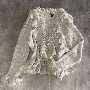 Vintage Ruffled Lisa International Fairy Cardigan